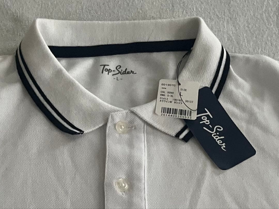 Top-Sider ポロシャツ ホワイト Lサイズ 新品 — image 2