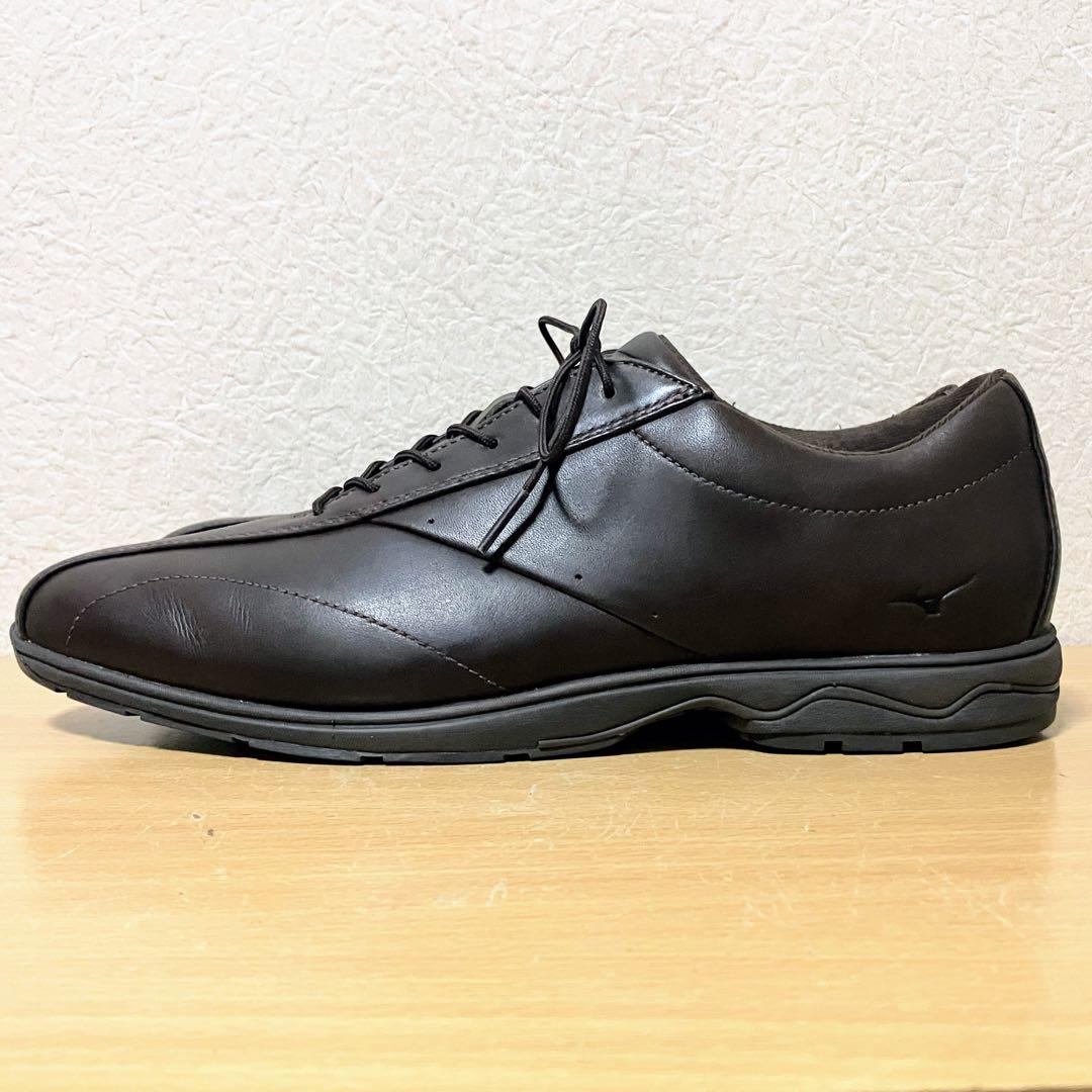 ★美品！MIZUNO ウォーキングシューズ LD40DR 本革 レザースニーカー — image 4