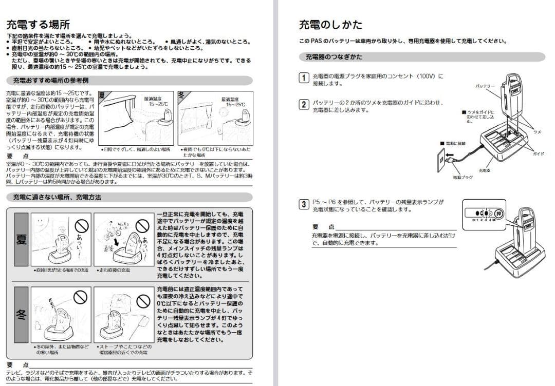 ★美品 清掃済 YAMAHA パス用充電器　X54-02　90793-29077 — image 5