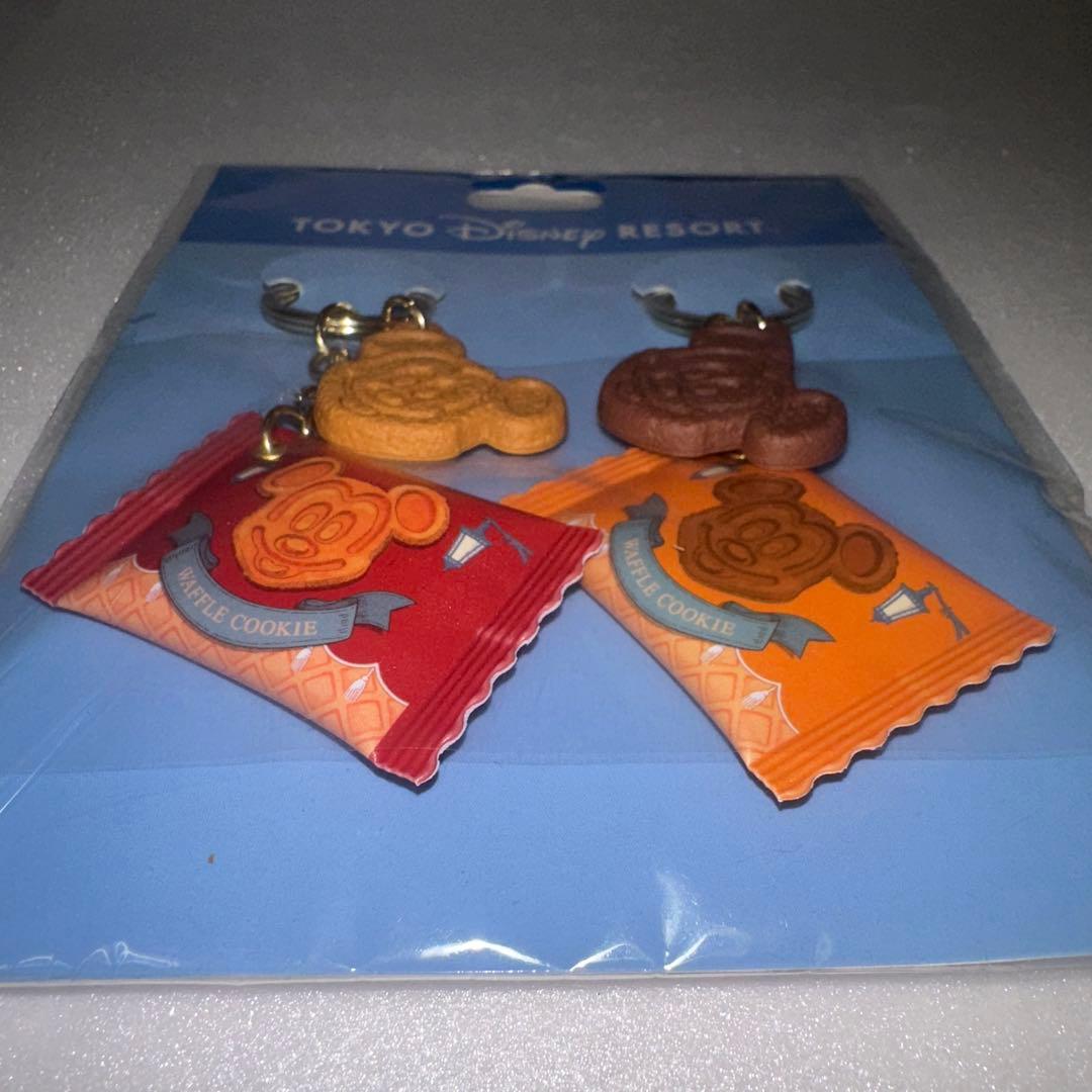 東京ディズニーリゾート パークフード ミッキーワッフル キーチェーンセット — image 4