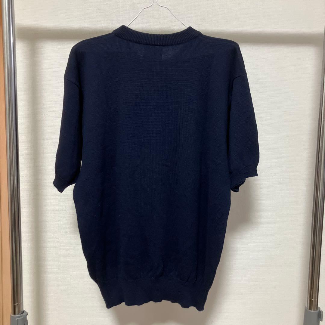 Filant 半袖ニット ネイビー Mサイズ — image 3
