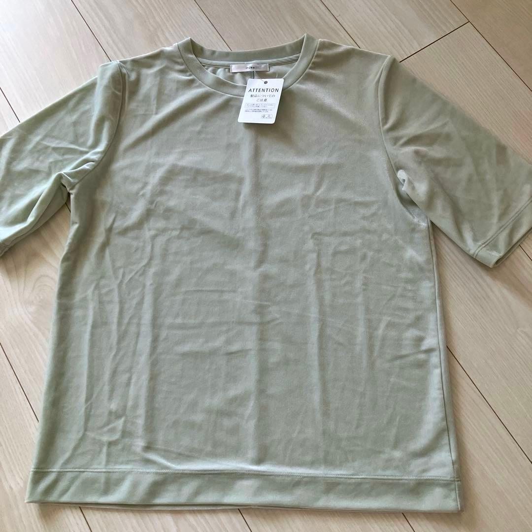 andGIRL掲載ベロアボクシーTシャツ【洗濯機洗い可】index インデックス — image 2