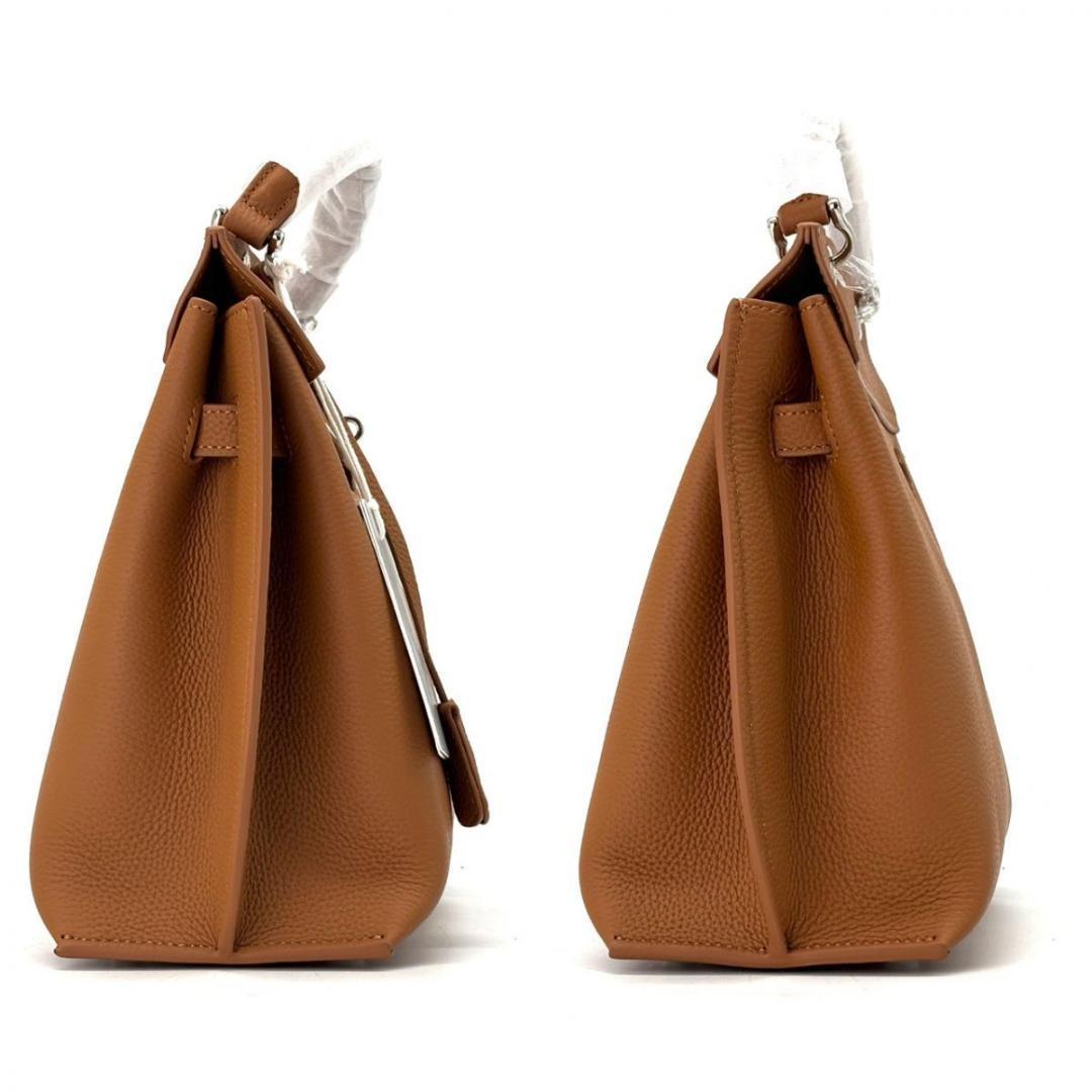 新品未使用✨　ジストリー　ショルダーバッグ 2WAY デボネア 牛革　キャメル — image 5