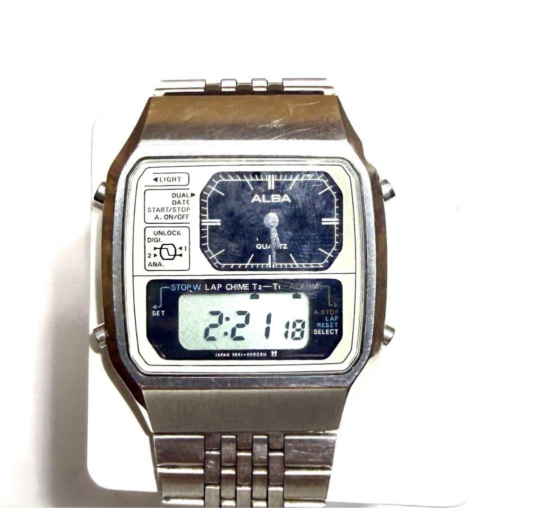 中古　セイコー　ALBA YY51-509A SEIKO 腕時計　日本 — image 3