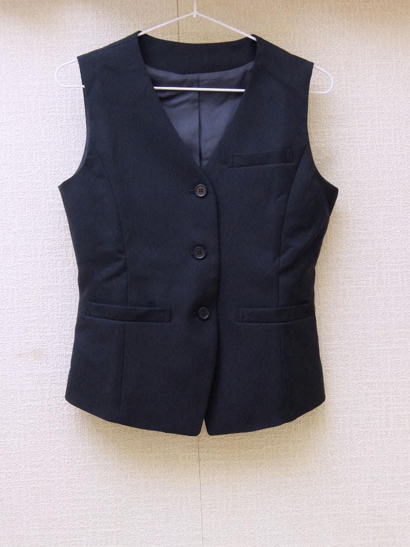 Add Rouge 事務服 ベスト ネイビー 無地 — image 4