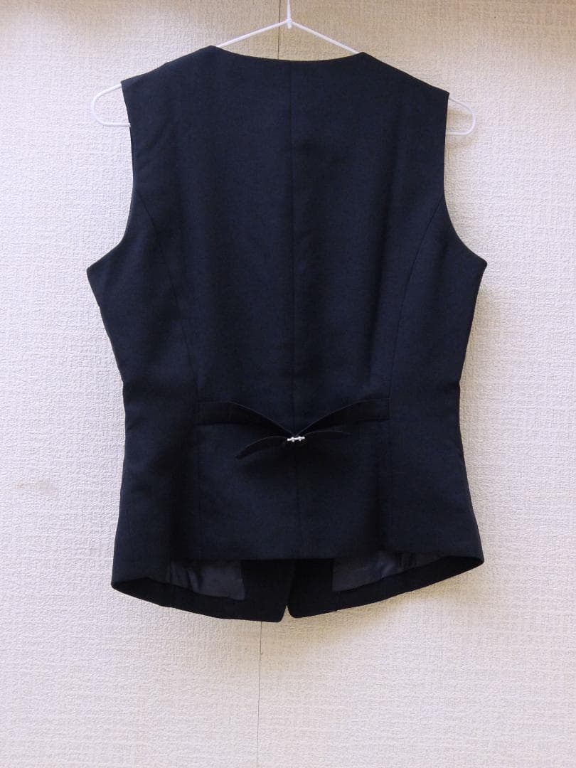 Add Rouge 事務服 ベスト ネイビー 無地 — image 5