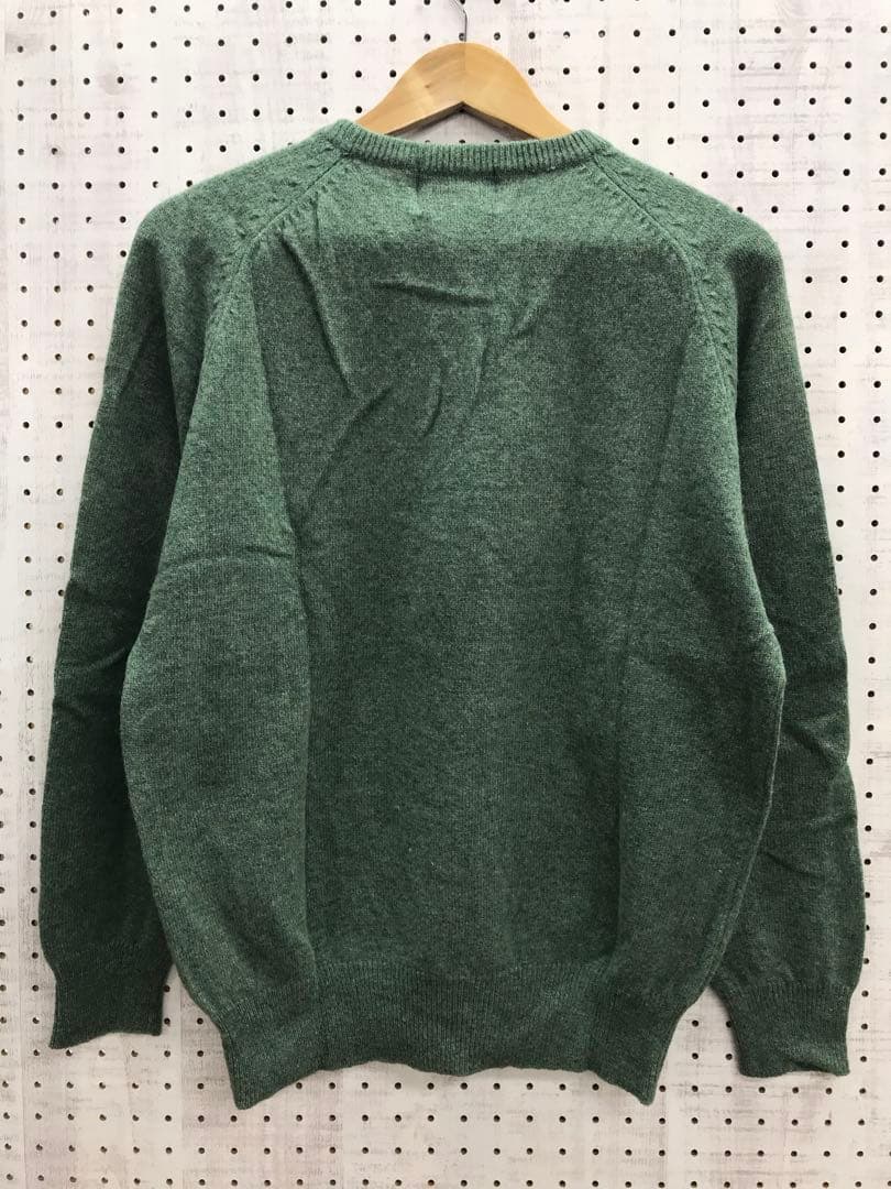 CRESENT MAX 古着 クルーネック 無地 パイル編み ニット セーター — image 4
