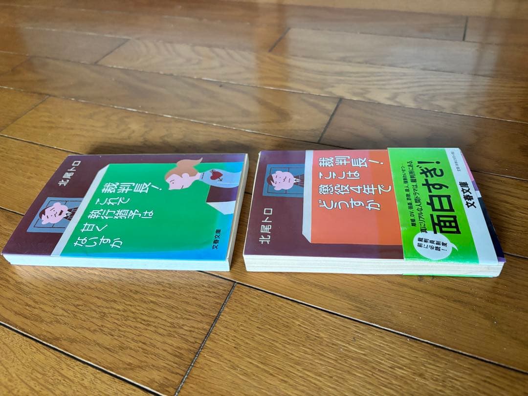 北尾トロ 裁判長！これで執行猶予は… 懲役4年でどうすか 2冊セット — image 3