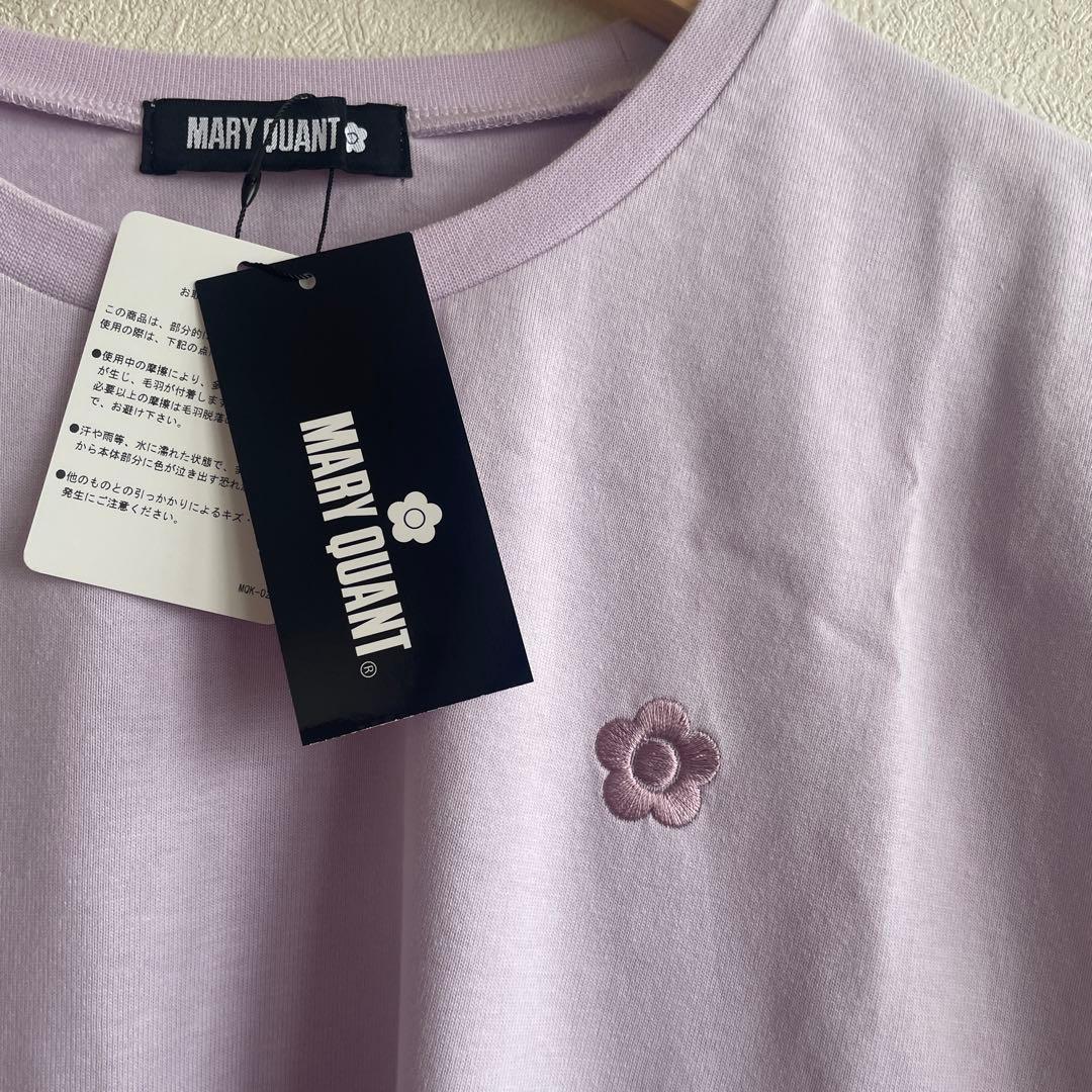 【新品・未試着】MARY QUANT デイジー刺繍 Tシャツ ラベンダー — image 2