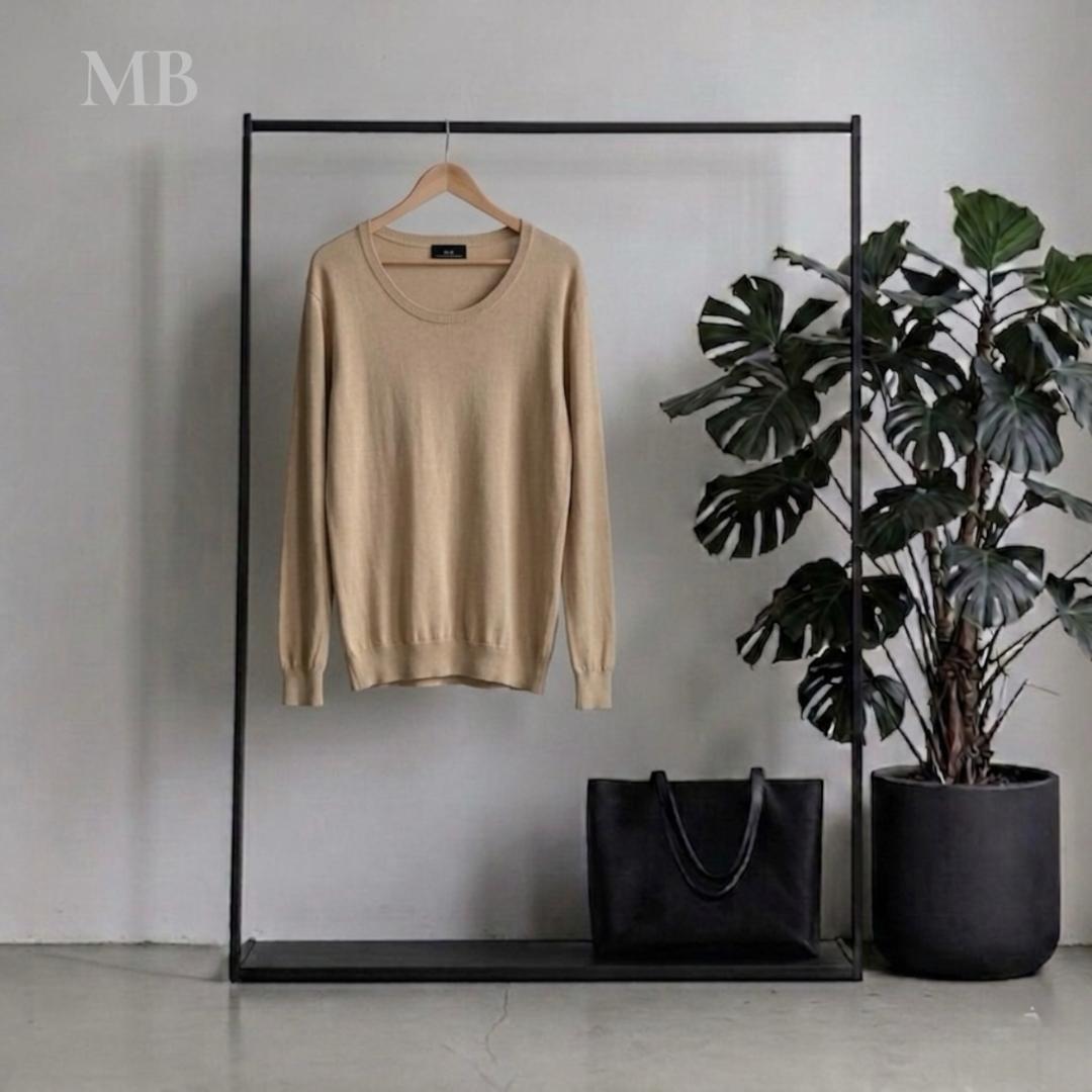 TERU様専用　MB ハイエンド『最強』リラックスニット セーター ベージュ — image 2