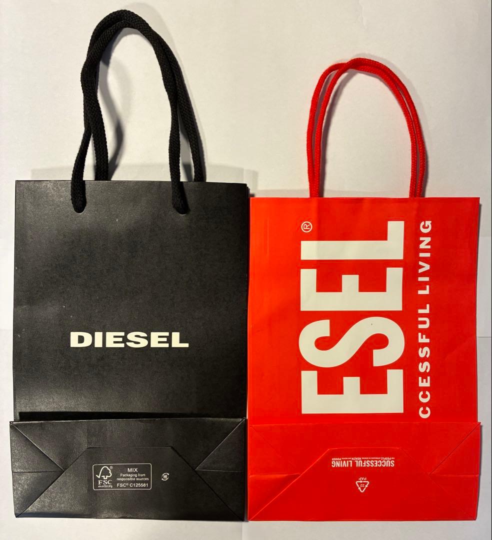 DIESEL ショッパー　紙袋 2枚セット — image 2
