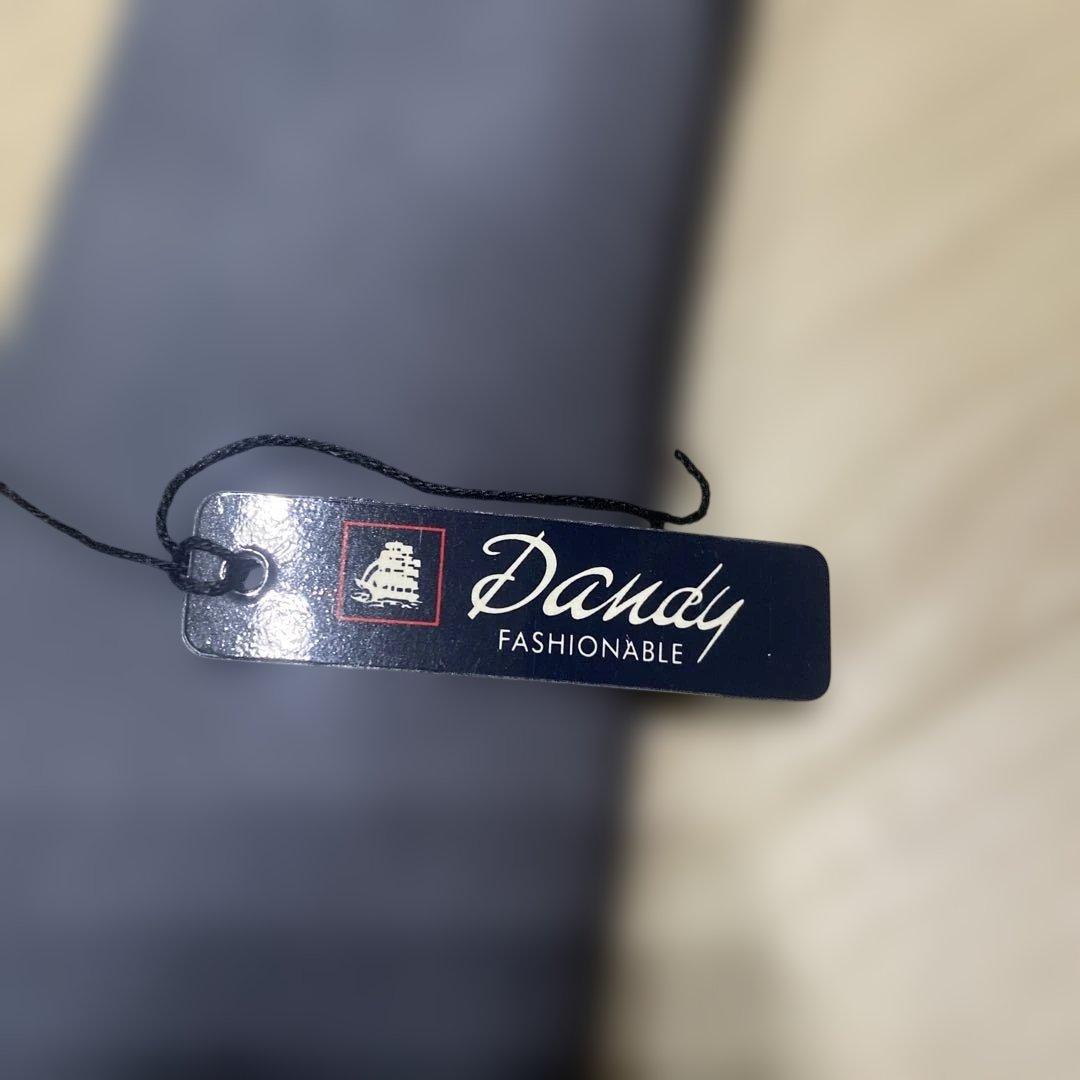 【未使用】Dandy FASHIONABLE ネクタイ ダークグレー 無地 — image 2