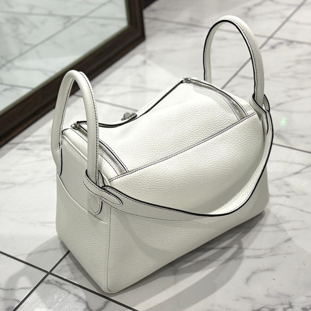 エルメス リンディ30 トリヨンクレマンス ホワイト K刻印 — image 2