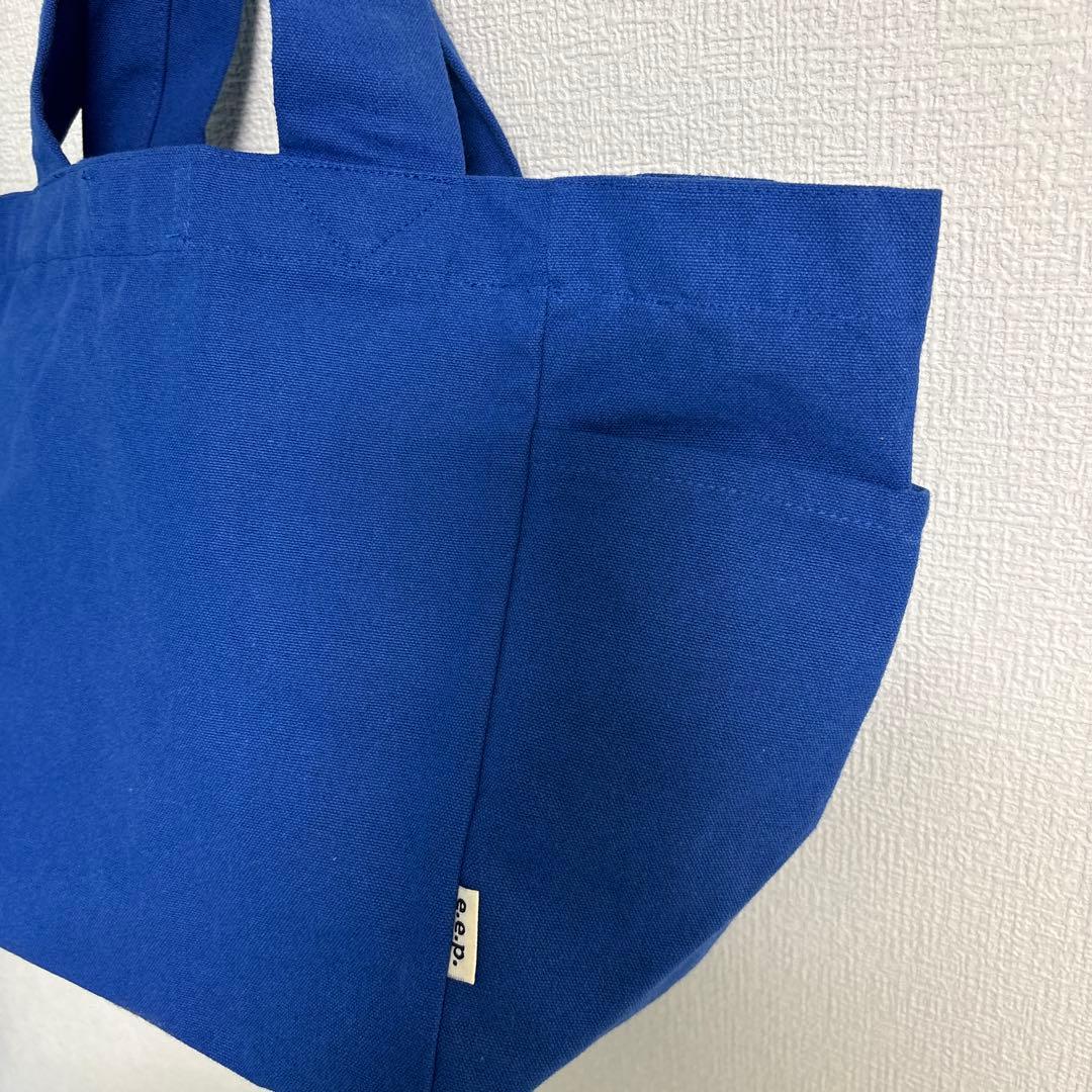 e.e.p. キャンバス トートバッグ ブルー — image 3