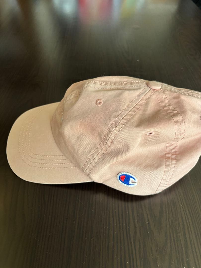 Champion ベースボールキャップ ピンク 19刺繍 — image 2