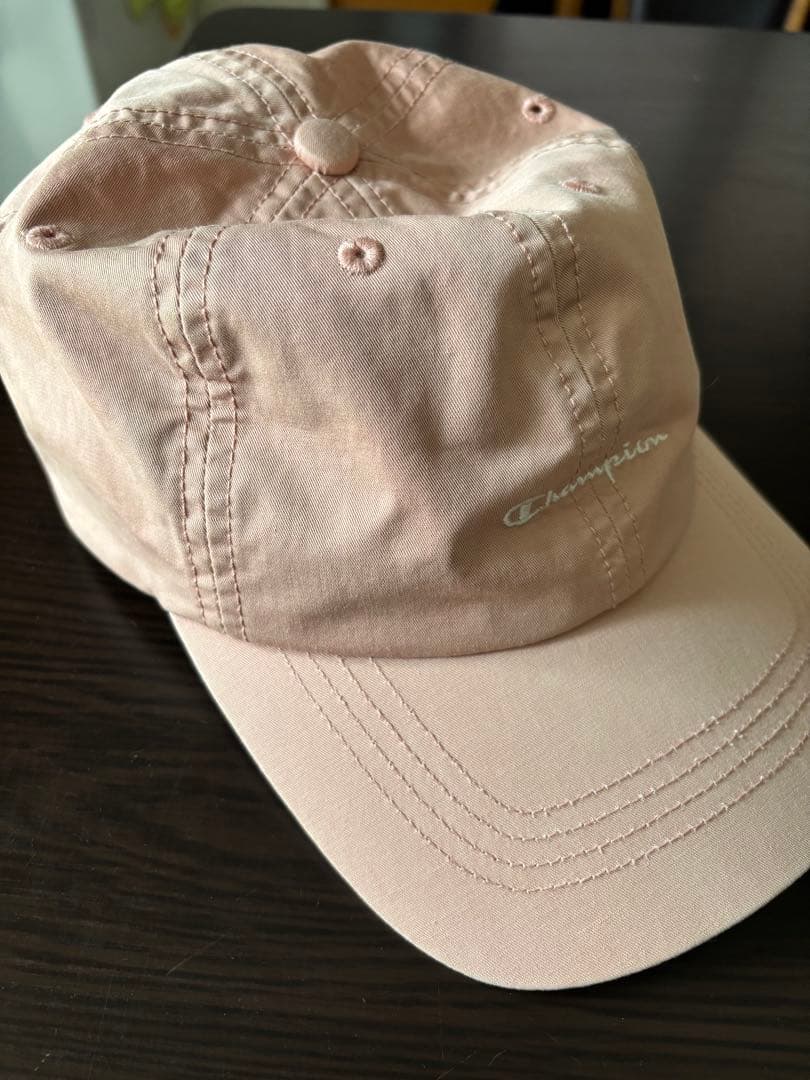 Champion ベースボールキャップ ピンク 19刺繍 — image 5