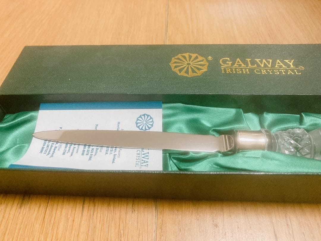 【未使用品】galway irish crystal ペーパーナイフ — image 3