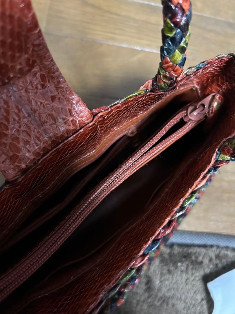 本ヘビ革 snake skin ショルダーバッグ — image 4