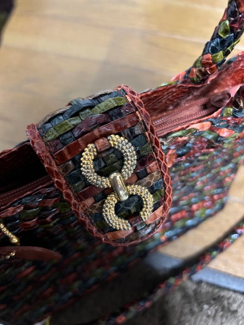 本ヘビ革 snake skin ショルダーバッグ — image 5