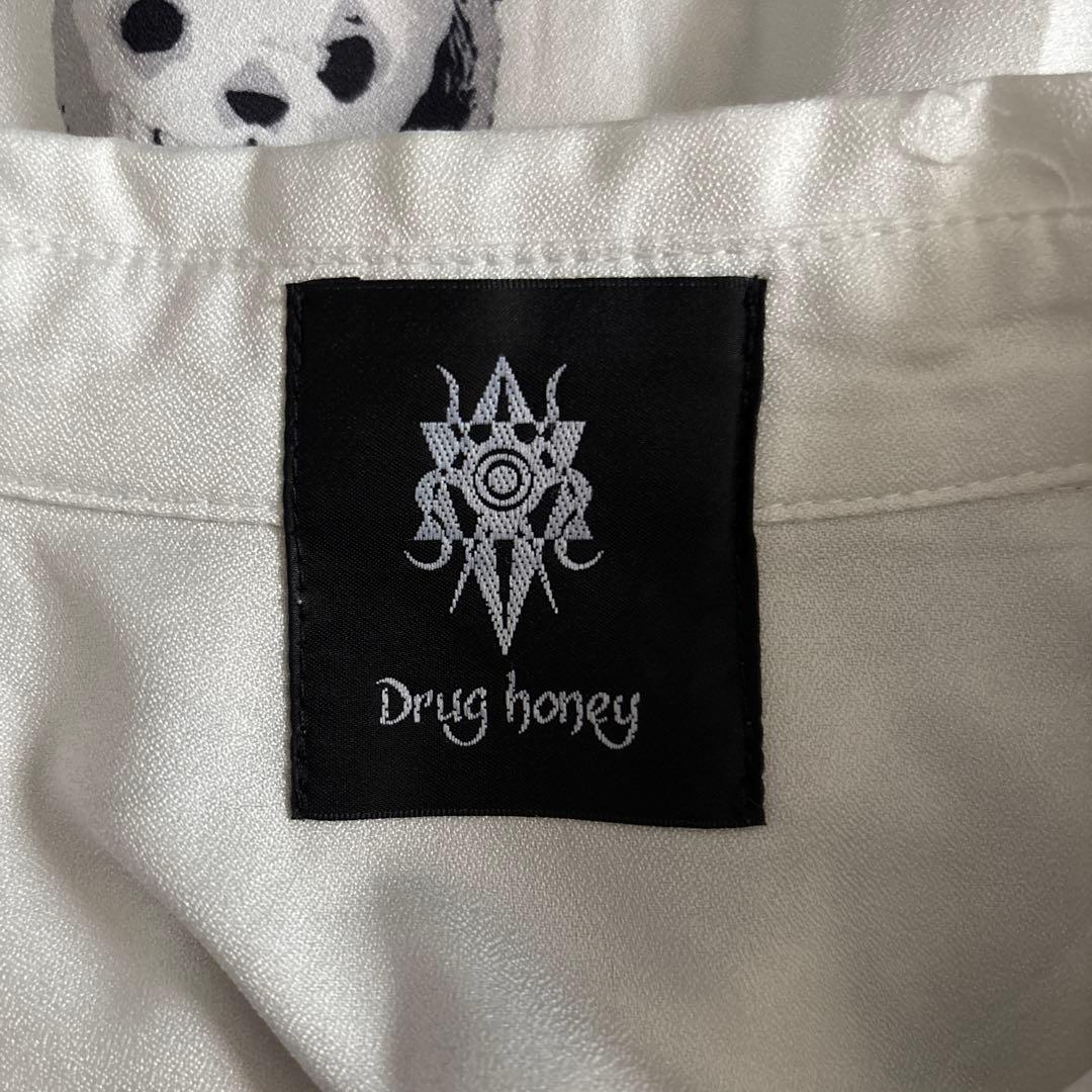 Drug honey クマプリント 長袖シャツ — image 3