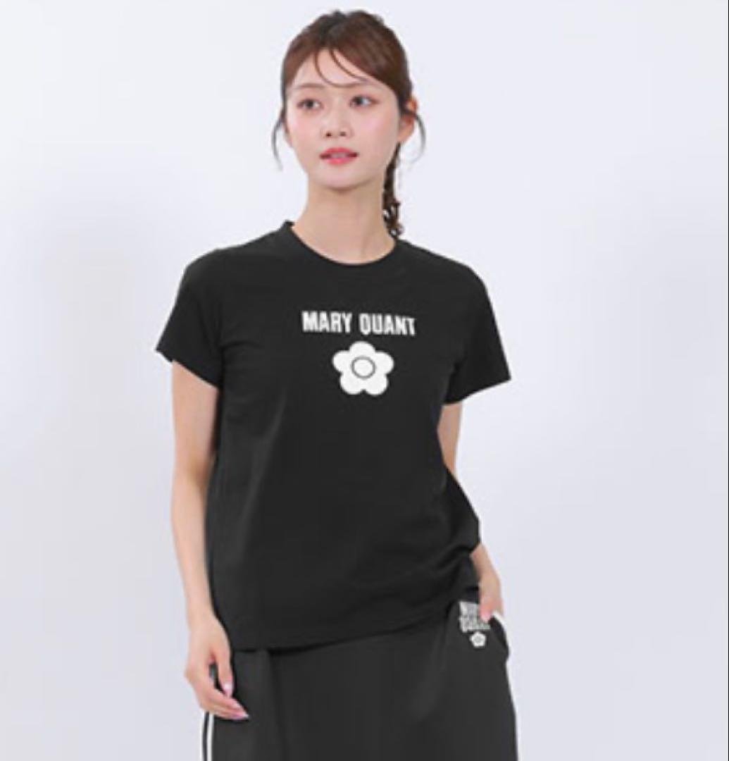 MARY QUANT デイジーロゴ Tシャツ ブラック — image 3