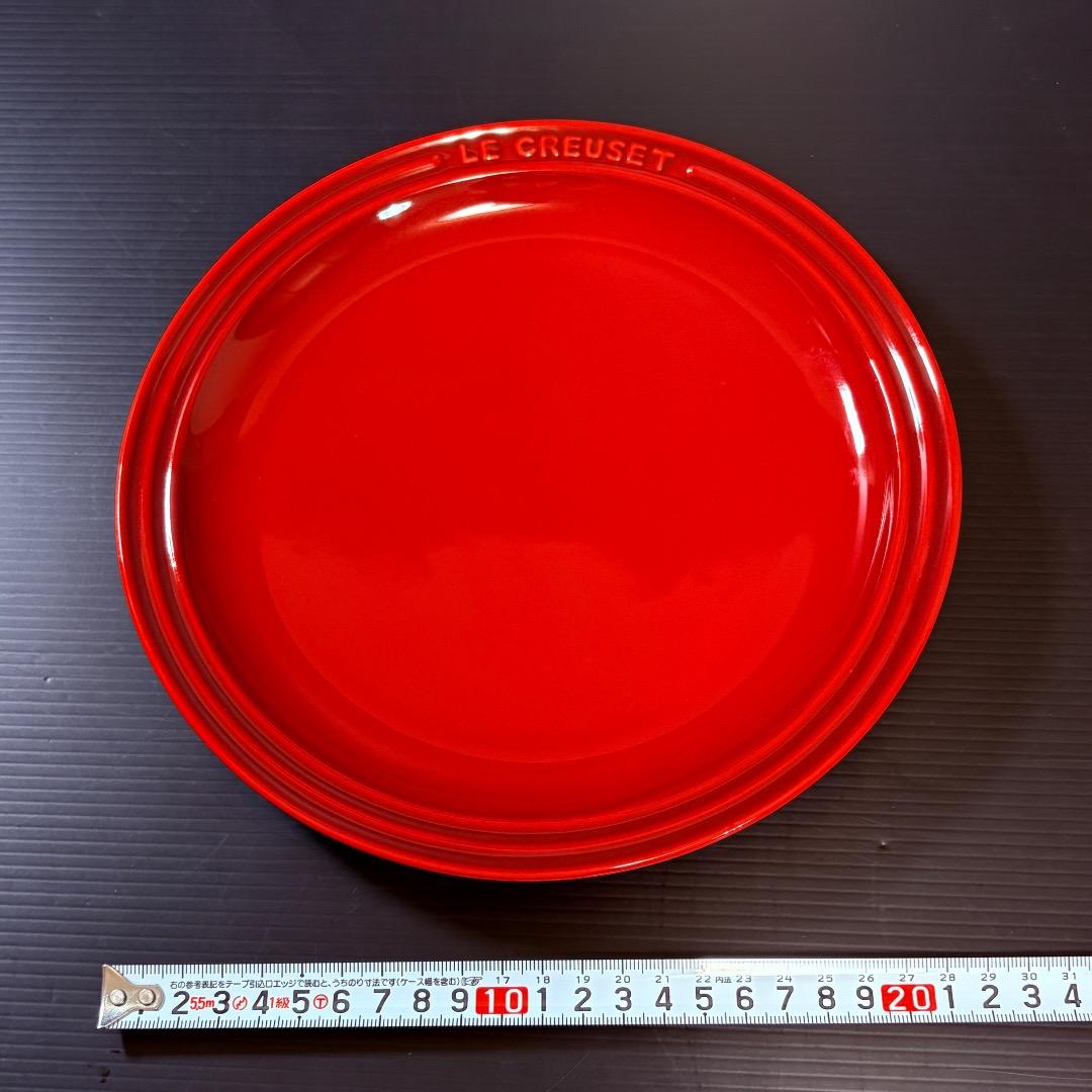 Le Creuset　ル・クルーゼ　ラウンド・プレート　23cm　未使用 — image 2