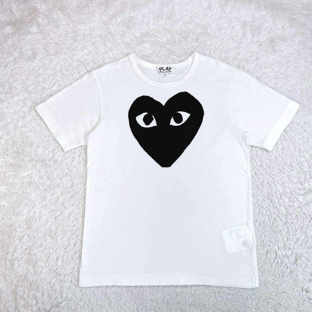 PLAY COMME des GARCONS Tシャツ 黒ハート L — image 2