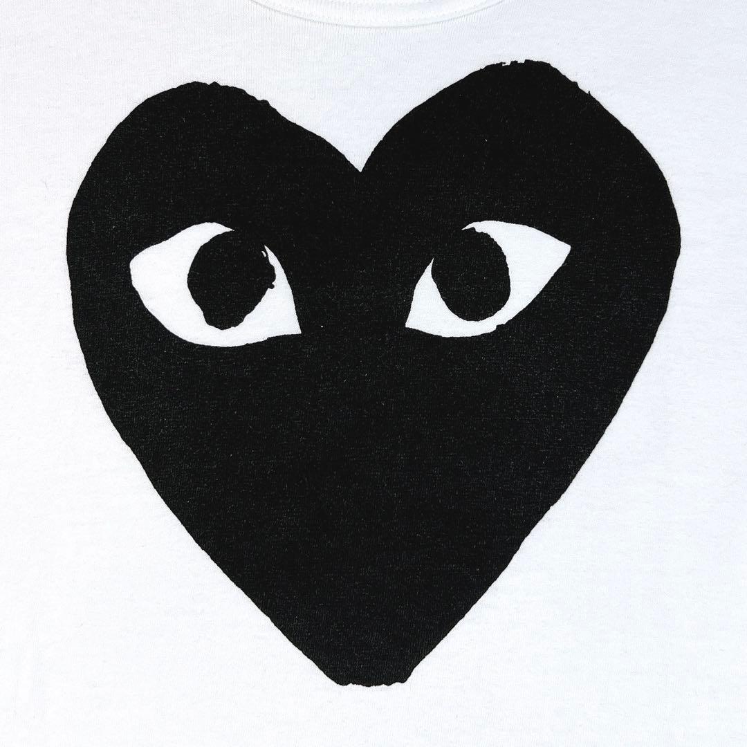 PLAY COMME des GARCONS Tシャツ 黒ハート L — image 3