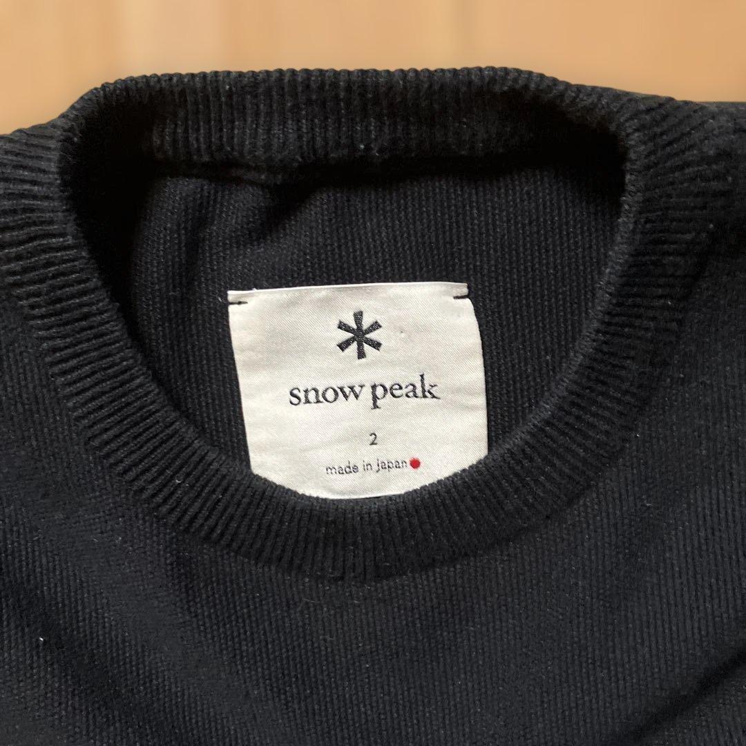 snow peak ブラックカットソーロングワンピース — image 2