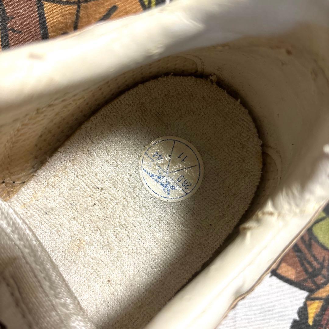 asics TIGER レザー スニーカー 白 茶色 28 TQA005 ラバー — image 5