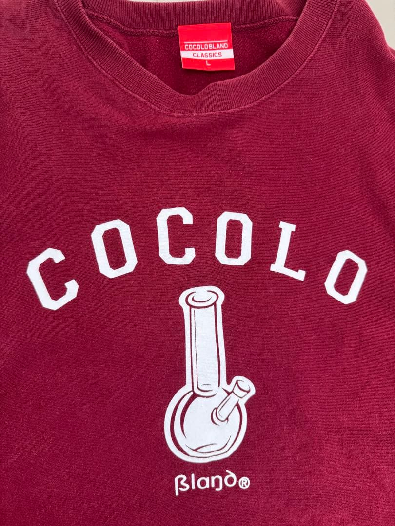COCOLO BLAND スウェット ボルドー Lサイズ — image 3