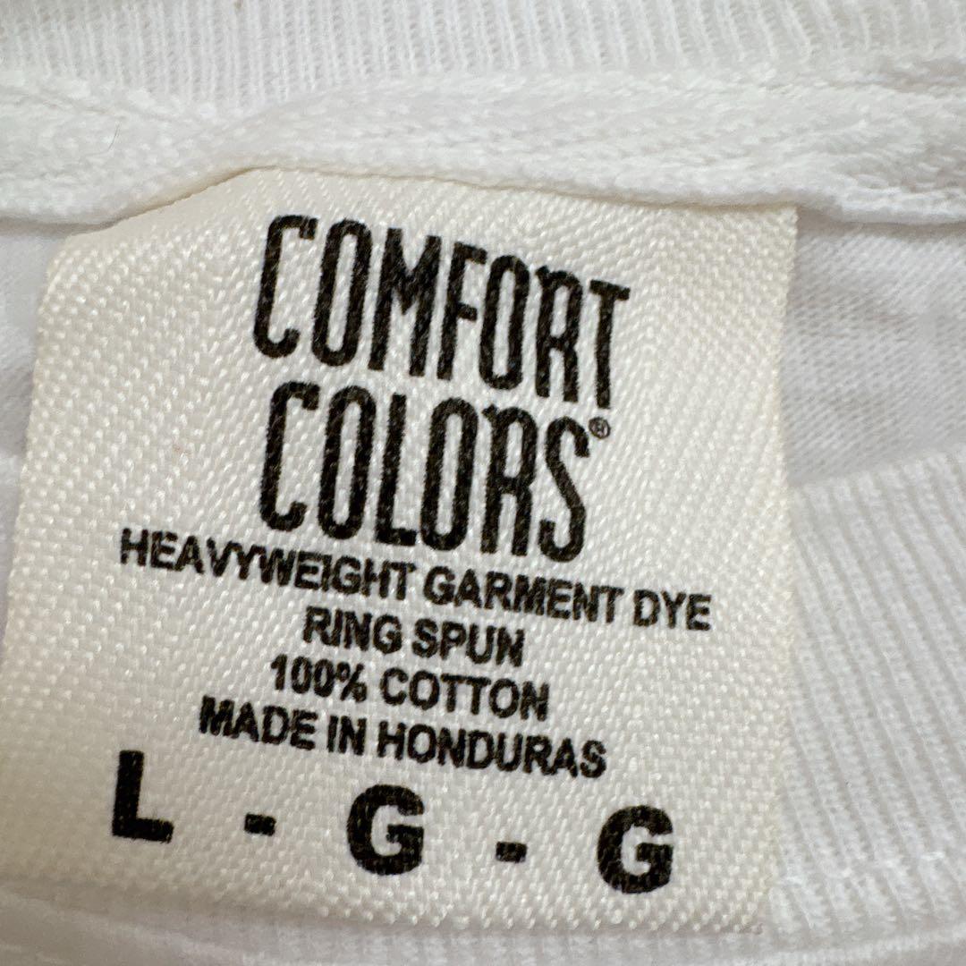 コンフォートカラーズ Tシャツ クルーネック 半袖 カレッジロゴ XL 白 綿 — image 2