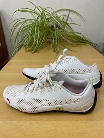PUMA　ドリフトキャット フェラーリドライビングシューズ白メッシュ26cm — image 3