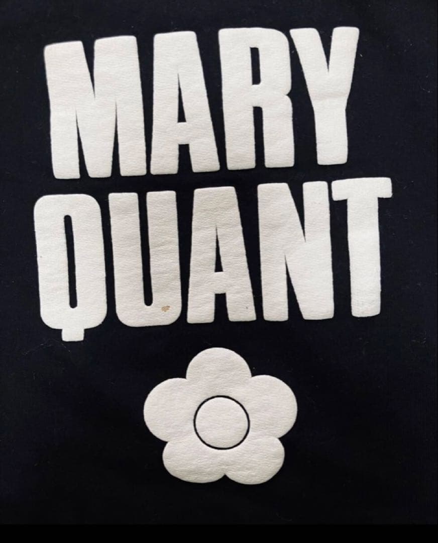 MARY QUANT 長袖カットソー ブラック デイジーロゴ　M程度のUSED — image 2