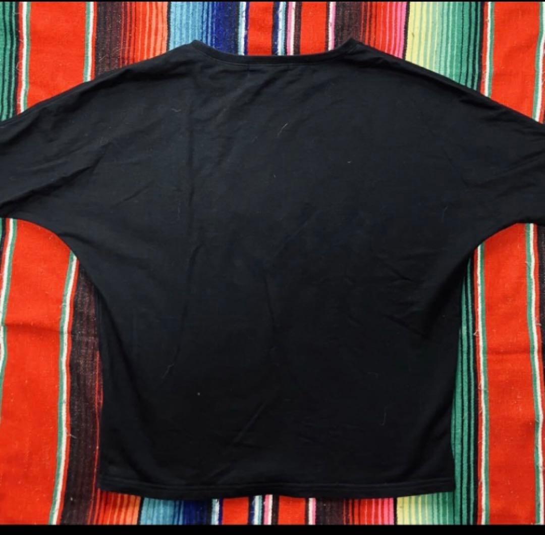 MARY QUANT 長袖カットソー ブラック デイジーロゴ　M程度のUSED — image 3