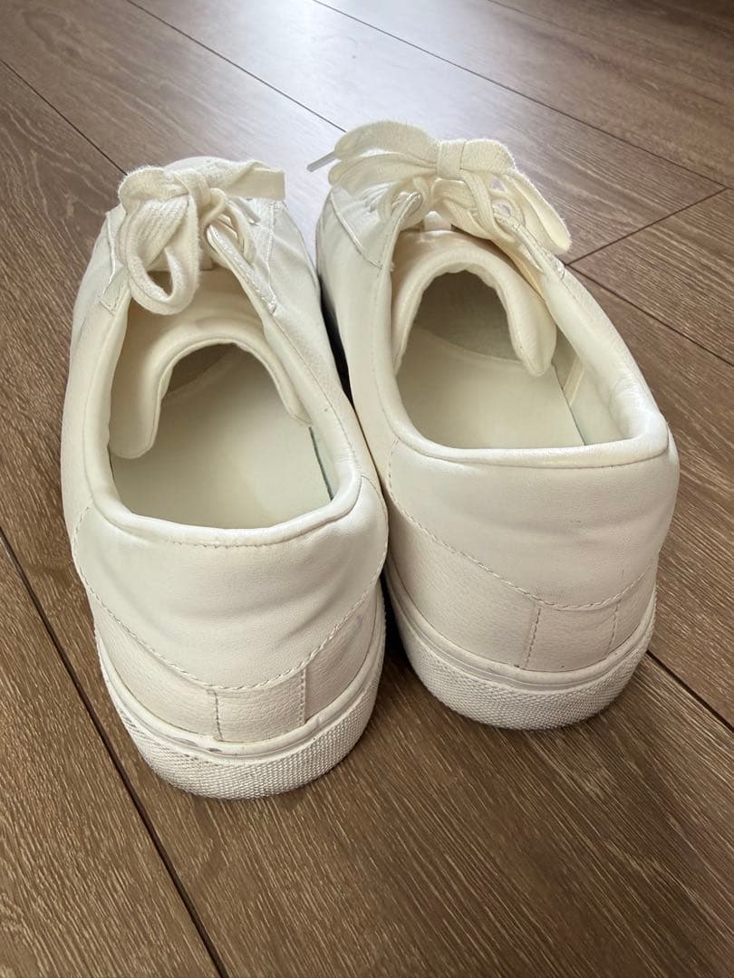 H＆M ホワイト　スニーカー　白　27.5 28 UNIQLO GU ZARA — image 2
