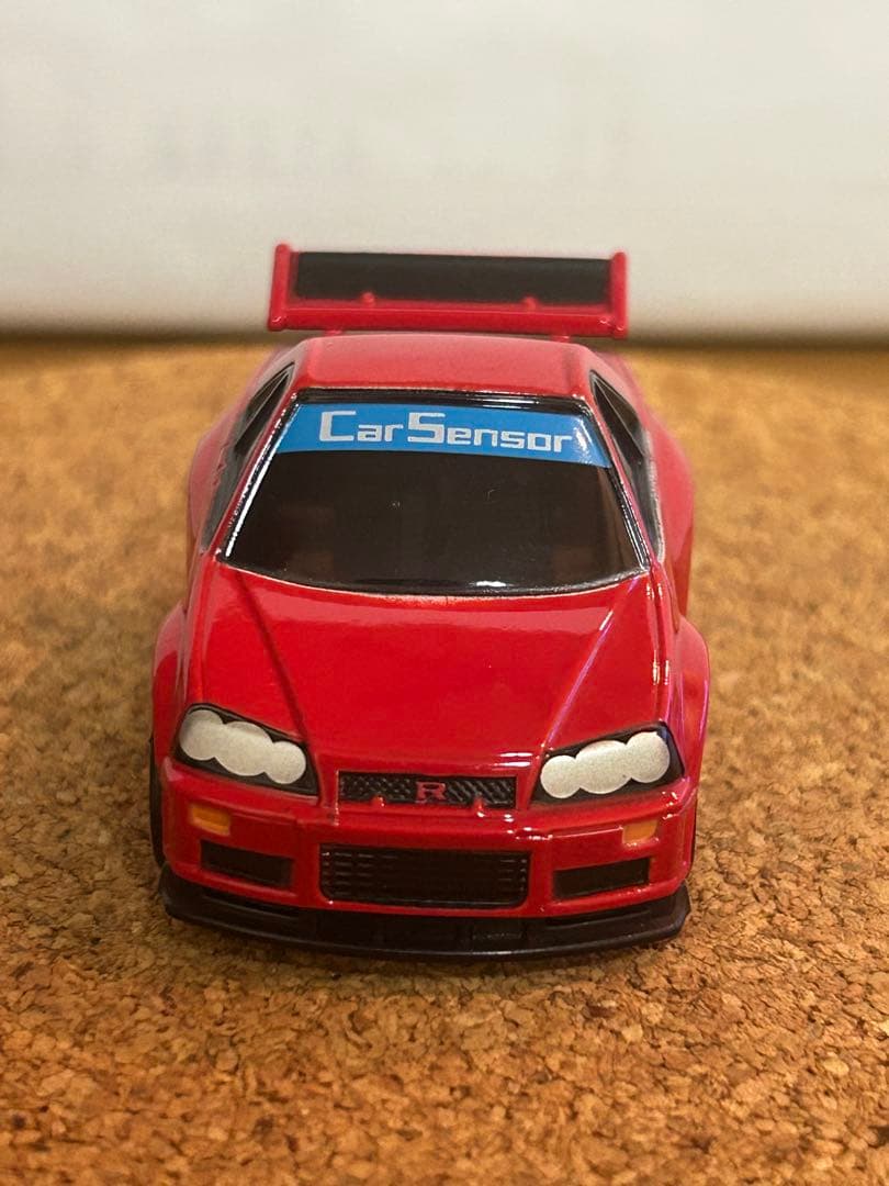 チョロQ スカイラインGT-R BNR34 カーセンサー特注 — image 3