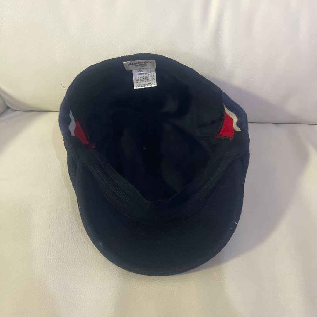 【希少・日本製】LACOSTE ラコステ ハンチング帽 トリコロール 58cm — image 5
