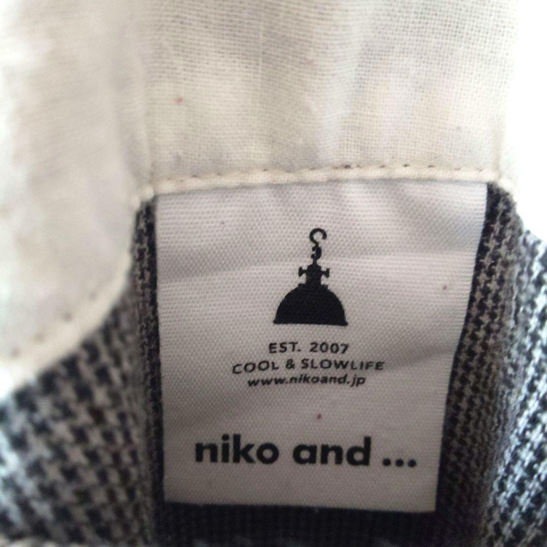 【美品】niko and… ワンピース チュニック コットン リネン 千鳥 — image 5