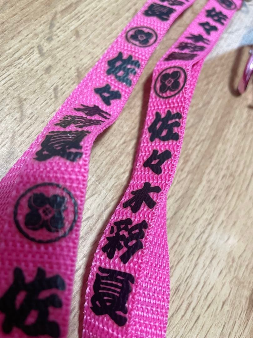 ももクロ　推しはハッキリ！名前入りショルダーバッグ　ペンライトケース　佐々木彩夏 — image 4