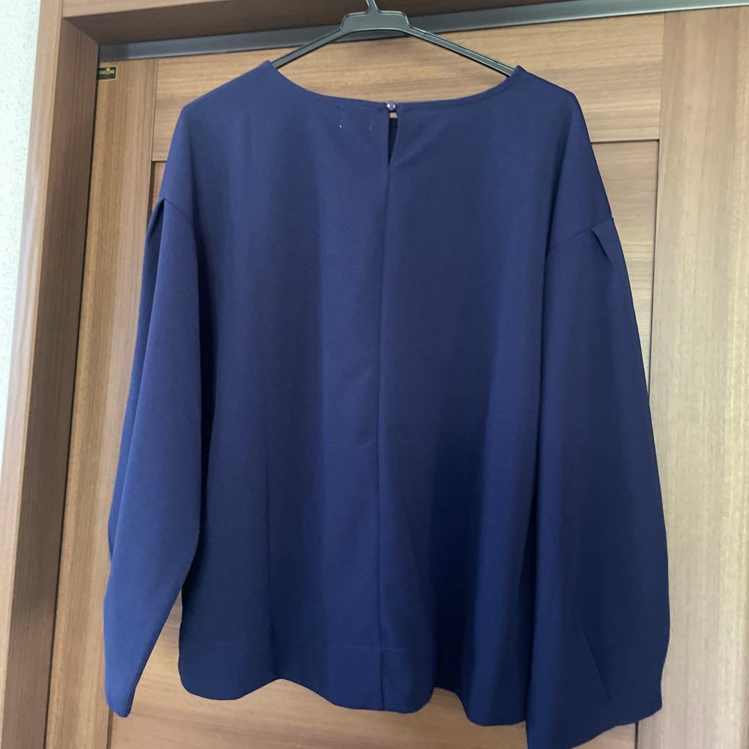 新品未使用 タグ付き Viole Viole 長袖 ネイビー 3L — image 2
