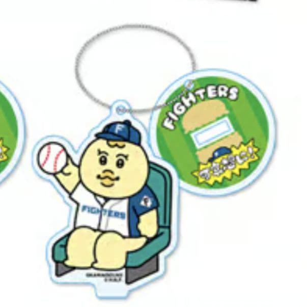 きみまろ　可哀想に！　北海道日本ハムファイターズ アクリルキーホルダー — image 2