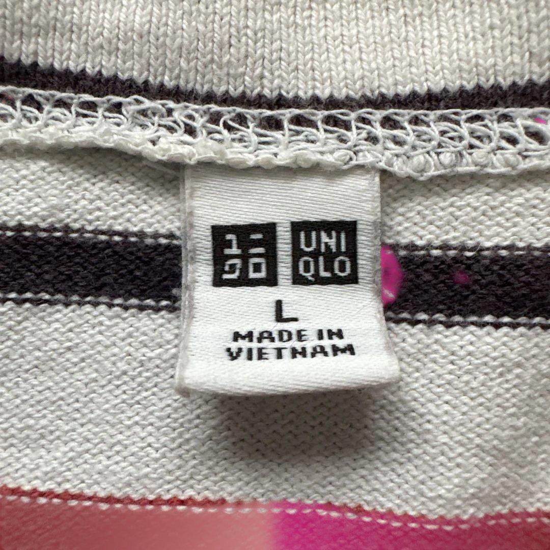 UNIQLO ボーダー 長袖カットソー Lサイズ — image 2