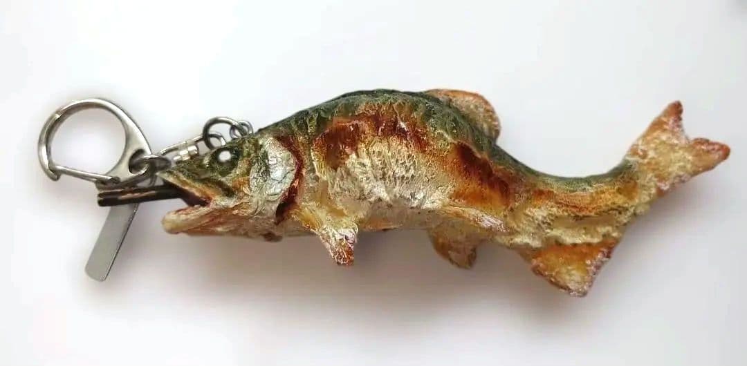 元祖食品サンプル屋 鮎の塩焼き キーホルダー — image 2