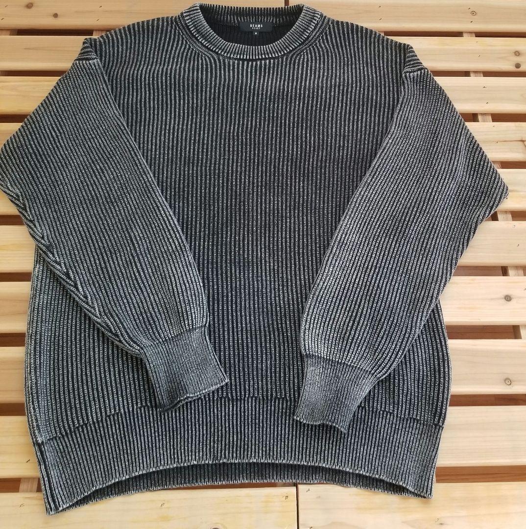 BEAMS 　HEART コットンクールネックニット — image 2