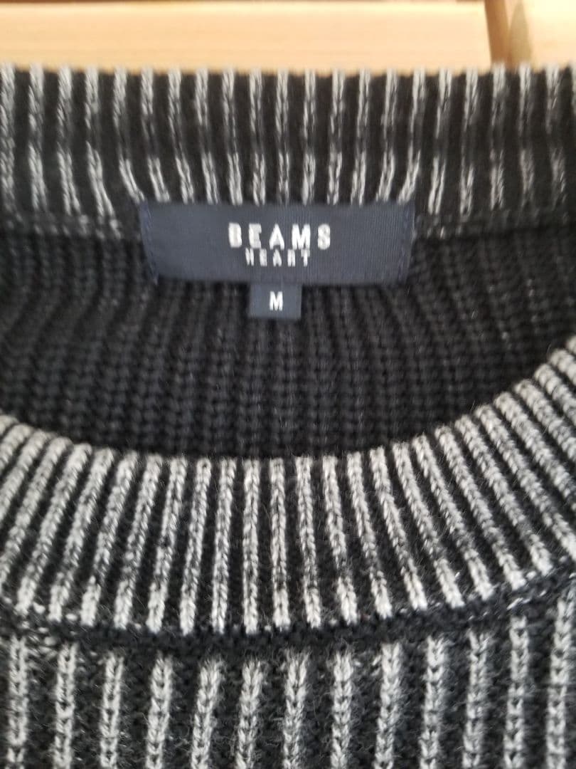 BEAMS 　HEART コットンクールネックニット — image 4