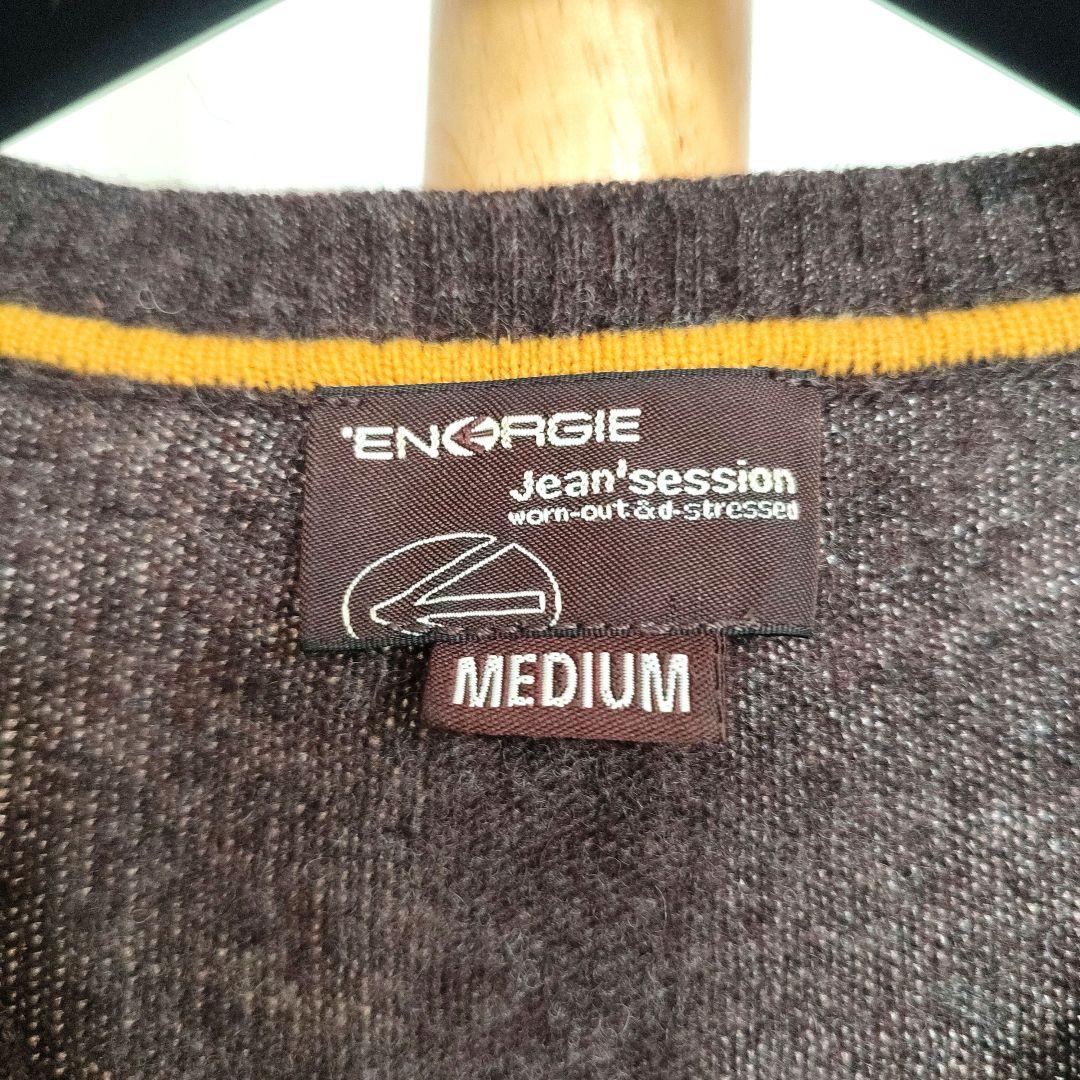 【ENERGIE】メンズ ニット トップス セーター　格子柄　エナジー — image 5