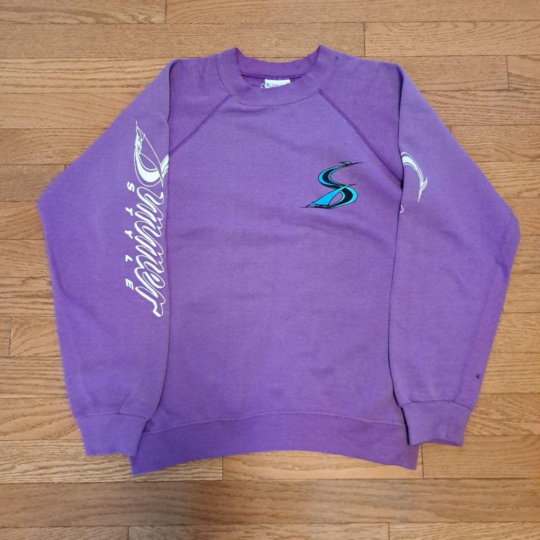 Hanes Simmer Style スウェット パープル M — image 3