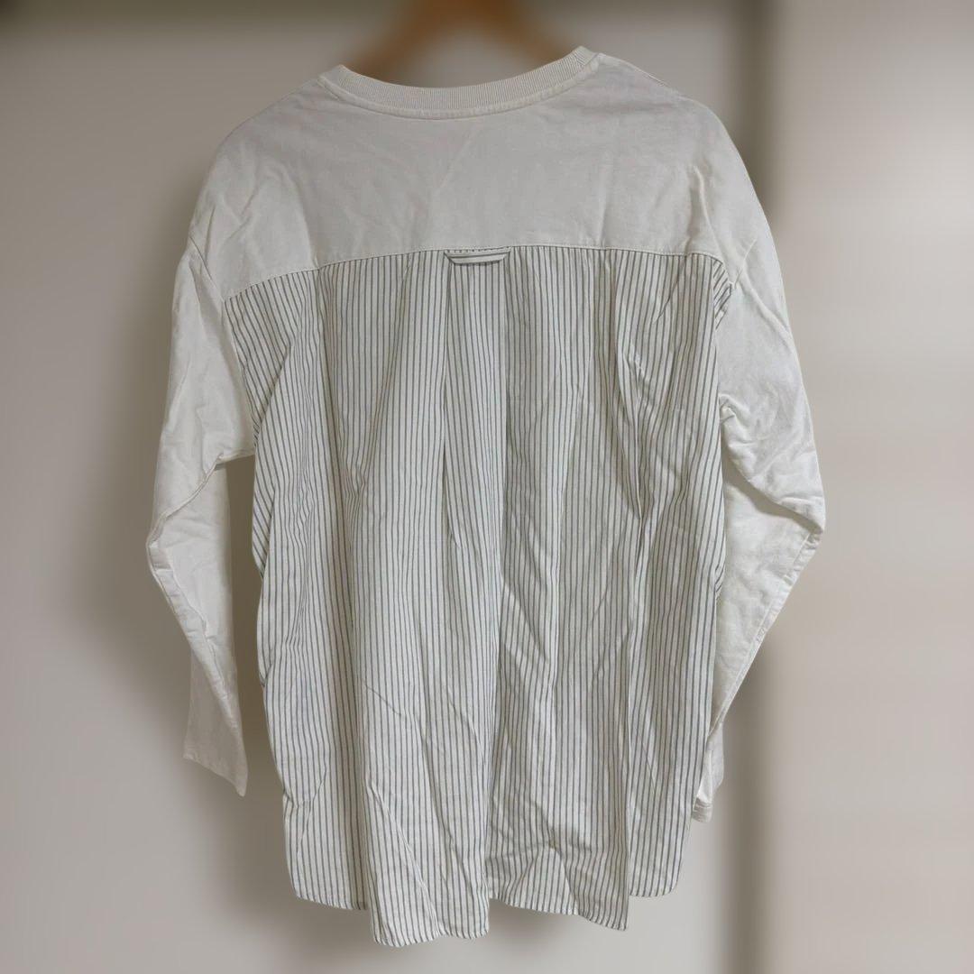 niko and... Tシャツ バック布帛フォトプルオーバー ホワイト — image 2