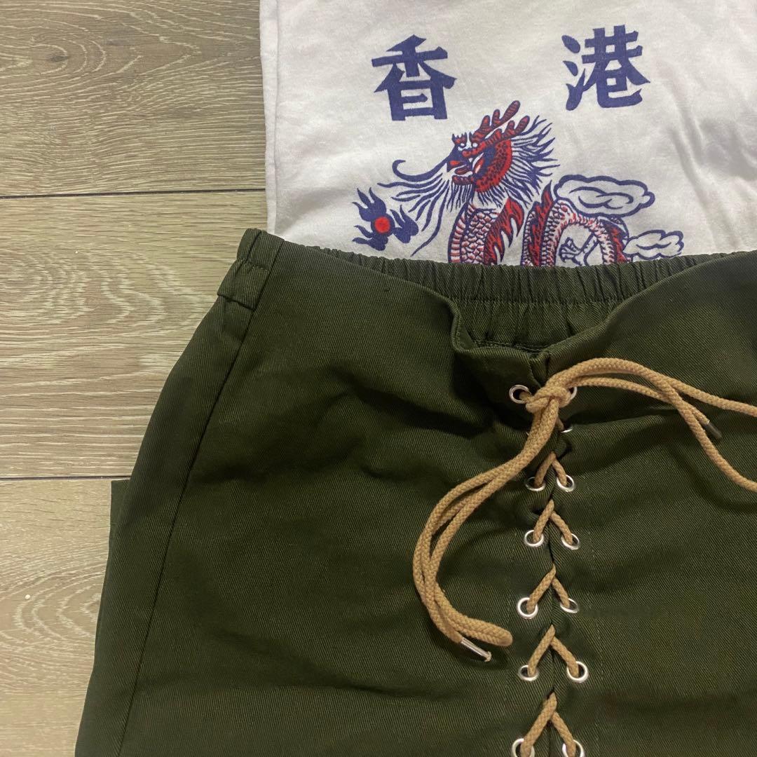 anap 試着のみ美品　ミニスカート　カーキ — image 3